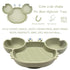 Silicone Suction Plate for Toddlers - Self Feeding Training Divided Plate Dish and Bowl for Baby and Toddler, Fits for Most Highchairs Trays, BPA ...