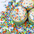 Dinosaur Sprinkles for Cupcakes Cake Decorating, Cookies and Baking - Fancy Edible Dino Sprinkles Cake Toppings in Brown Jimmies, Blue Nonpareils,...