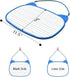 Small Dry Erase White Board 11.5x8" with 5pcs Dry Erase Markers, Double Sided Dry Erase Lapboard with Lines, Mini Hanging Whiteboard for Kids (Blu...