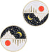 Enamel Pins for Backpacks Sun Moon Round Reversable Pin for Men and Women Day Night Brooch Pins for Jackets...