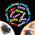 16 Pack Knitting Needle Stopper Knitting Needle Hugger Stitch Stopper Needle Minder Knitting Accessories (Colors May Vary)......