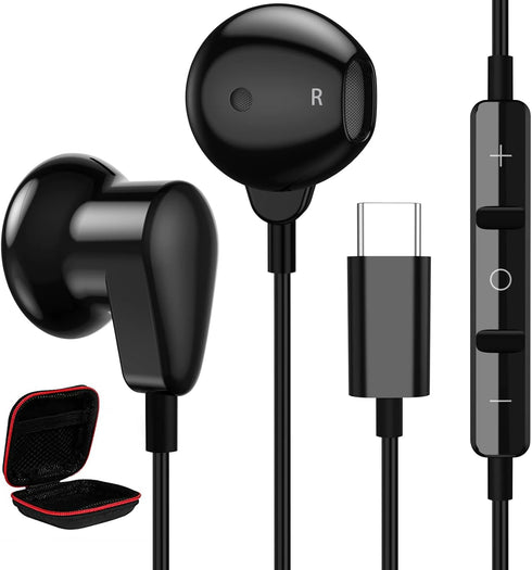 ACAGET USB Type C Headphones for Samsung S23 S22 Ultra S21 Plus A35 A54 Galaxy Z Fold 5 Flip 6 Setero Android Earphones Headset with Microphone Wi...