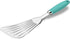 304 Stainless Steel Fish Spatula, Non-Slip Ergonomic Handle Slotted Spatula, Aqua Sky...
