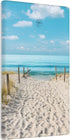 Blue Ocean White Sand Beach 1 Gang No Device Blank Outlet Covers Wall Plate Electrical Switchplate Standard Size Light Switch Cover Decorative Fac...