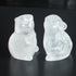 Hand Carved Mixed Gemstone Crystal Mouse Rat mice Figurine Animal Carving Statue Office Home Decor 1.5'' (White Quartz)...