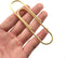 HAHIYO Paperclips 4 inch (100mm) Extra Large Paper Clips Sturdy Bright Gold Vinyl Coated Prevent Scratching Tearing The Pages for Bookmark Organiz...