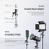 NEEWER Camera Flash Bracket H-Type Mount with Umbrella Softbox Holder, 180° Swivel Adjustable Metal Light Stand Adapter with 1/4" to 3/8" Screw Ad...