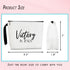 Canvas Makeup Bag for Women, Victory in Jesus Cosmetic Bag Makeup Toiletry Organizer Cute Makeup Pouch Travel Essential Zipper Bag, Pencil Bag Rel...
