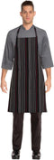 Chef Works Unisex Striped Bib Apron...