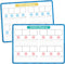 Phonemic Awareness Dry Erase Board,9" x 12" Double Sided Syllable Small Whiteboard,Speech Games, Letter Sound,Science Reading Manipulative,Prescho...