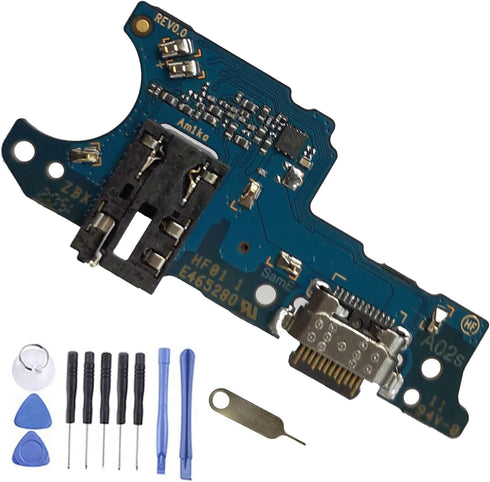 A02s USB Charging Port Dock Connector Flex Cable Replacement Charger Port for Samsung Galaxy A02s A025 A025U 2021 6.5 Inches (USA Version)...