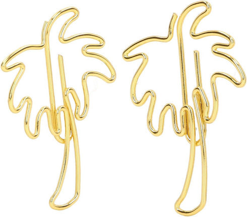 50pcs Paper Clips, Cute Paper Clips Palm Tree Shape Paperclip Paper Clips Small Fun Paper Clips for School Office Supplies...