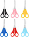 Kid Scissors, Blunt Tip Safety Children Scissors, Stainless Steel Blades with Centimetre Scale, More Accurate Cutting, Set of 6...