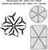Elastic Sheet Fasteners for Staying Bedsheet Flat, Adjustable Bed Sheet Holder Straps, 6 Way Cross Sheet Clips Band Sheet Fastener, Suitable for R...