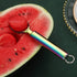 Rainbow Ice Cream Scoop, Berglander Stainless Steel Cookie Scoop Melon Baller Scooper Cones With Titanium Colorful Plating, Specialty Tools and Ga...