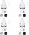 RP25513 faucet stem assembly Replacement Kit for delta two handle faucet repair kit Includes 1/4 Turn stop RP4993 Seats and Springs 4 Pack...