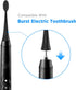 Replacement Toothbrush Heads with Covers for Burst (5 Count, Black)...