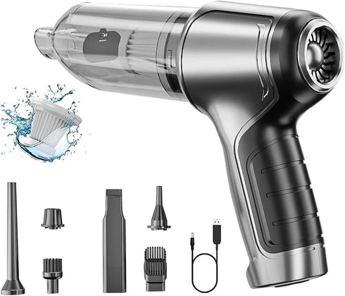 Cordless Handheld Car Vacuum Cleaner with Powerful Suction - Car Vacuum Cleaner, Portable Cordless Vacuum Cleaner with Brushless Motor, 12,000 PA ...