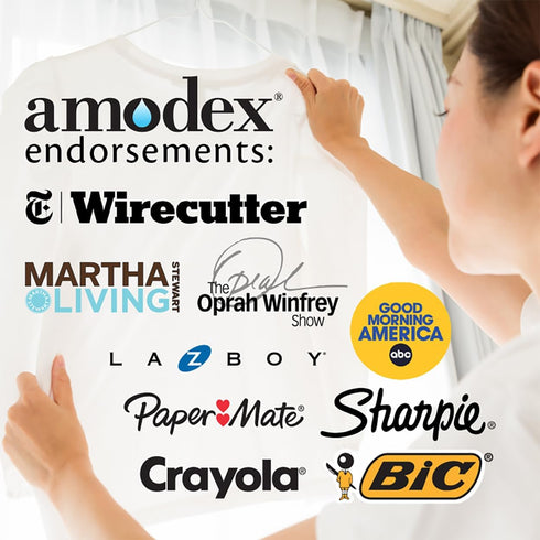 Amodex Ink & Stain Remover Arsenal, Safe and Effective on Clothes, Leather and Skin, Full Set for all your Stain Removal Needs, Includes 2 Bottles...