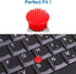 MMOBIEL 5 PCS Rubber TrackPoint Keyboard Mouse Red Cap with Soft Dome and Rim Laptop Pointer for Lenovo ThinkPad X/T/E / / L/P/Yoga Series...