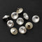 10-pcs 11mm Austria Crystal 1122 Rivoli Button with Shank, SW-1122BT (Crystal)...