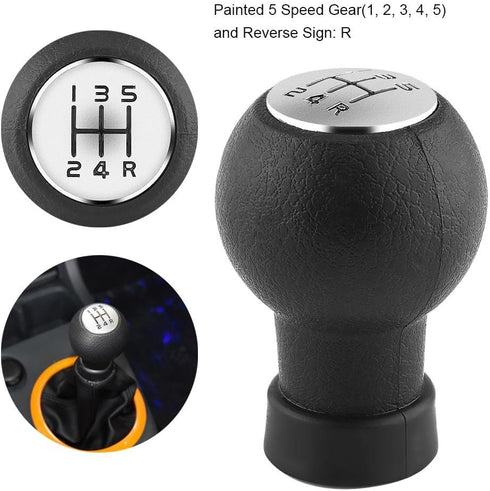 Gear Shift Knob, 5 Speed Car Gear Shift Shifter Knob Stick Head for Suzuki Swift SX4 2005-2010...
