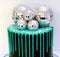JeVenis Disco Ball Cake Decoration 70's Disco Party Supplies Disco Ball Dance Birthday Party Supplies...