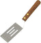 Chef Craft Select Stainless Steel Slotted Wooden Handle Cookie Spatula, 8 inches in length, Natural...