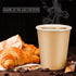 25 Pack 8 oz Disposable Paper Cups, Disposable Coffee Cups, Hot/Cold Beverage Drinking Cup for Offices, Home Kitchens, Coffee Shops?Khaki?...