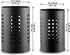 Kitchen Utensils Holder for Countertop Pack of 2, Stainless Steel Black Utensils Caddy, Farmhouse Stylish Organizer and Kitchen Decor Utensil Croc...