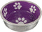Loving Pets - Le Bol Dog Food Water Bowl Enamel Ceramic Bowl No Tip Stainless Steel Pet Bowl No Skid Spill Proof (Small, Charcoal Gray)...