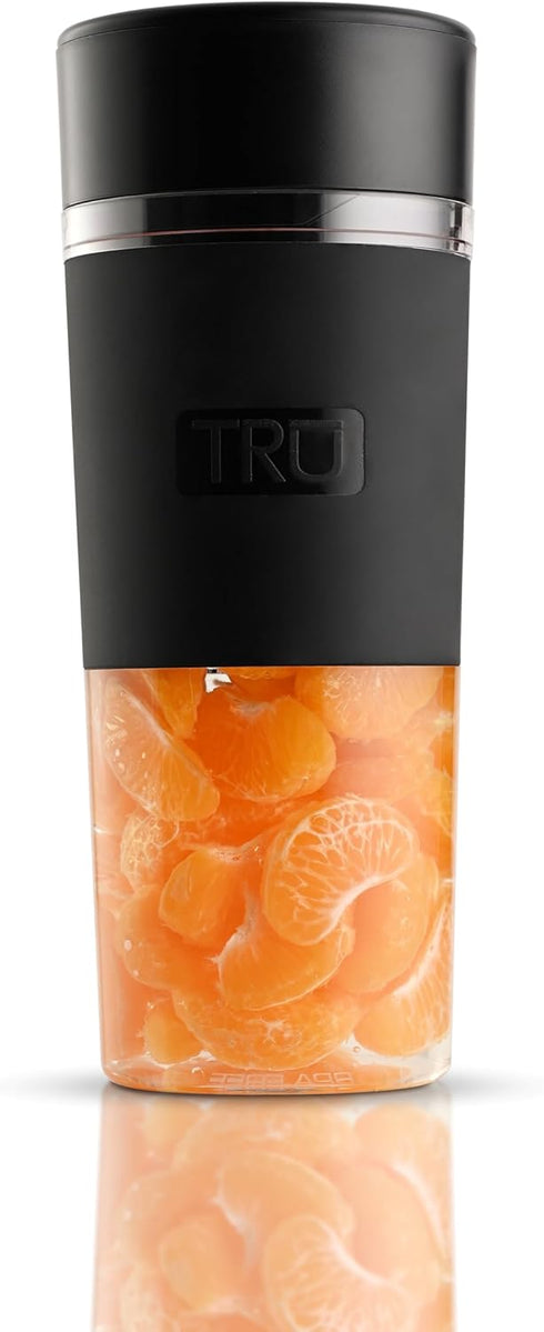 TRU Hydration Blender Single-Button Operation USB Rechargeable Battery (Black)...