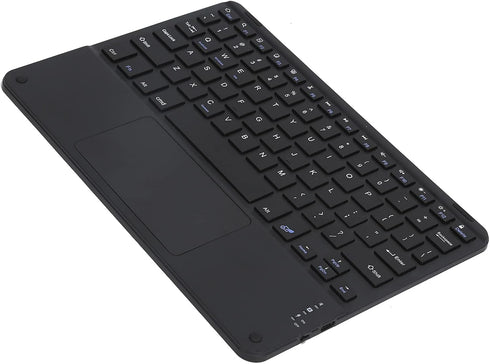 Bluetooth Keyboard, Multi?Function Scissor Keyboard with Touchpad External Computer 10in Ultra-Slim Portable Keyboard(Black)...