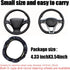 Hanemia Car Steering Wheel Cover, 15 inch Soft Elastic Steering Wheel Protector, Warm in Winter and Cool in Summer, Car Interior Accessories Prote...