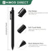Kaco 10 Pieces Ballpoint Pens PURE, Black Ink, 1.0mm Medium Point, 10-Count Pack Pens Retractable Journaling Office Supplies...