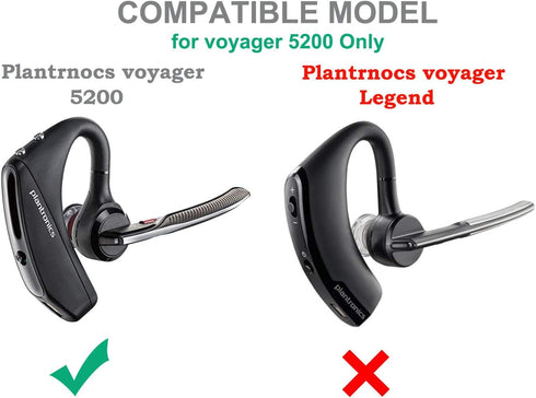 Charging Case Compatible with Plantronics Voyager 5200, Charger Dock Case Cover with USB Cable for Voyager 5200...