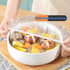 200pcs Disposable Bowl Covers - Food Cover Stretch Edging, Stretchable Plastic Wrap, Elastic Storage Wraps for Storage Containers, Disposable Fres...