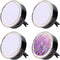 4 Pcs Sublimation Blank Car Air Vent Clips Heat Transfer Car Outlet Perfume Clip Auto Diffuser Vent Clip Car Scent Diffuser Clip Car Exhaust Outle...