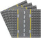 Feleph Road Baseplate for Bigger Size Building Blocks, 12 Studs for 7.5 Inches City Street Base Plate, Stackable Board for Larger Building Blocks ...