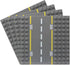 Feleph Road Baseplate for Bigger Size Building Blocks, 12 Studs for 7.5 Inches City Street Base Plate, Stackable Board for Larger Building Blocks ...