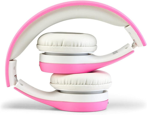 Children Kids Children's Volume Limited Headphones for Kids Foldable (Pink)...
