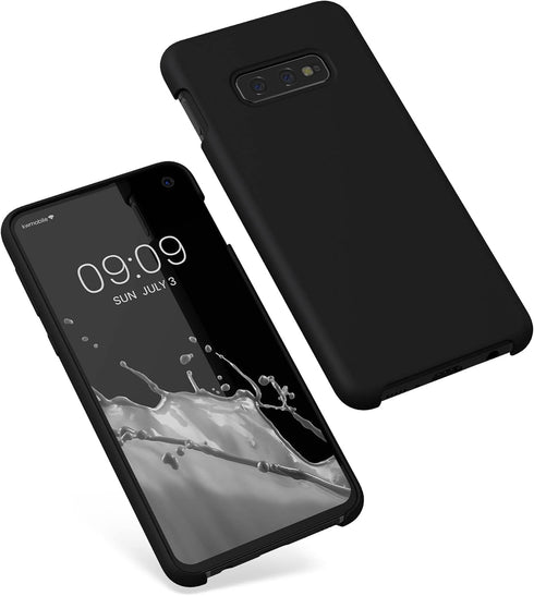 kwmobile Case Compatible with Samsung Galaxy S10e Case - TPU Silicone Phone Cover with Soft Finish - Black...