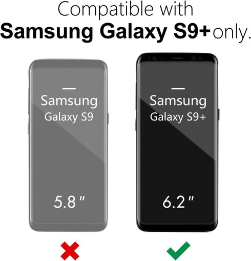 oakxco for Samsung Galaxy S9 Plus Phone Case Liquid Silicone, Fluorescent Bright Solid Color, Cute Thin Slim Soft Rubber TPU Plain Smooth Gel Matt...
