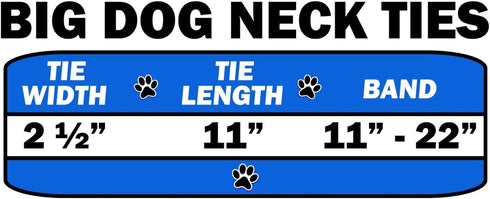 Valentine's Day Big Dog Neck Ties, Sweetheart Group" (Choose from 5 options!) Striped Pink...