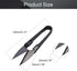 Utoolmart 105mm Sewing Trimming Scissors Nipper Embroidery Thrum Yarn Fishing Thread Beading Cutter Blue 2Pcs...