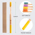 Bamboo Toothbrushes Hard Bristles for Adults 10 Pack, Wooden Toothbrush Family Set Natural Organic Tooth Brush (Multi-Color 20p)...