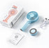 Mini Handheld Fan Portable, Small Portable Hand Held Fan with USB Rechargeable Battery, 3 Speed Personal Desk Table Fan with Base, Makeup Eyelash ...