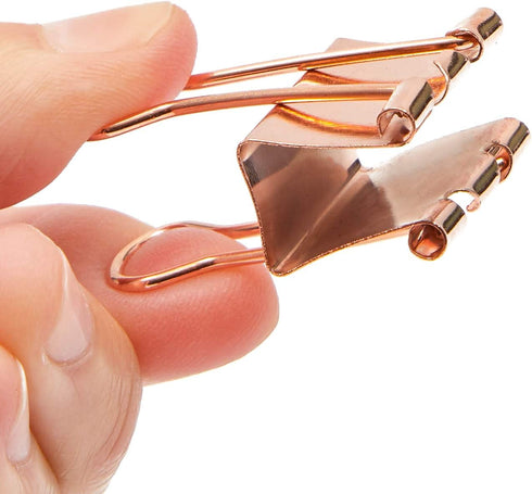 Bright Creations Rose Gold Binder Clips (Medium, 1 in, 50 Pack)...