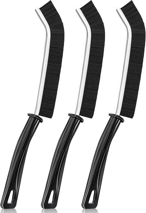 3 PCS Gap Cleaning Brush Hand-held Crevice Cleaning Tool Hard-bristled Window Groove Cleaning Brush, Small Crevice Cleaning Brushes for Blind, Bas...