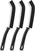 3 PCS Gap Cleaning Brush Hand-held Crevice Cleaning Tool Hard-bristled Window Groove Cleaning Brush, Small Crevice Cleaning Brushes for Blind, Bas...